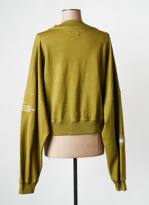 Sweat-shirt vert ROSE GARDEN pour femme