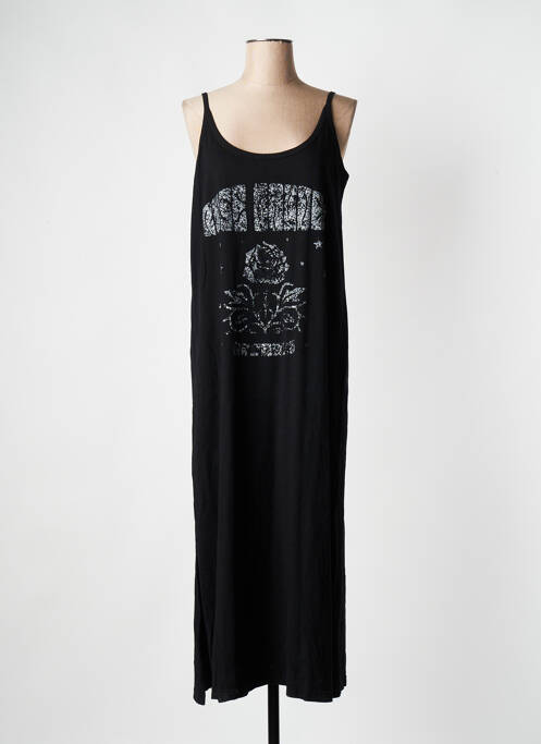 Robe longue noir ROSE GARDEN pour femme