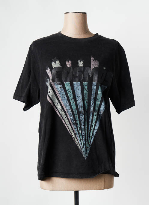 T-shirt noir ROSE GARDEN pour femme