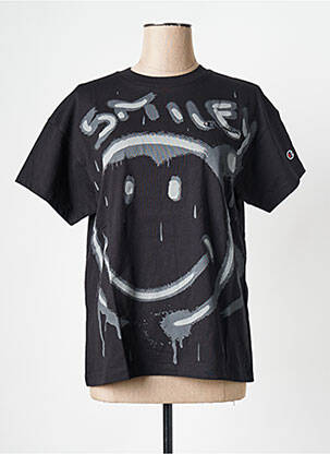 T-shirt noir CHAMPION femme