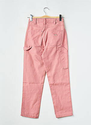 Jeans coupe droite rose DICKIES femme