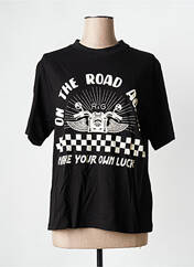 T-shirt noir ROSE GARDEN pour femme seconde vue