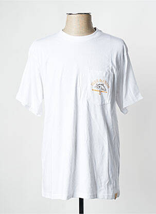 T-shirt blanc IRON AND RESIN pour homme