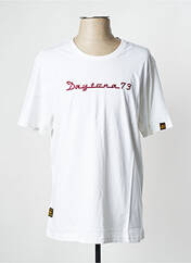 T-shirt blanc DAYTONA pour homme seconde vue