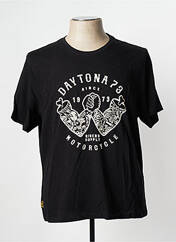 T-shirt noir DAYTONA pour homme seconde vue