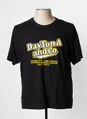 T-shirt noir DAYTONA pour homme seconde vue