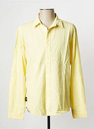 Chemise manches longues jaune DAYTONA homme