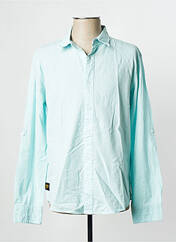 Chemise manches longues bleu ciel DAYTONA pour homme seconde vue