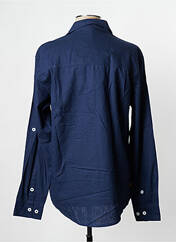 Chemise manches longues bleu marine DAYTONA pour homme seconde vue