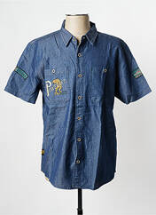 Chemise manches courtes bleu DAYTONA pour homme seconde vue