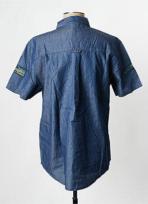 Chemise manches courtes bleu DAYTONA homme