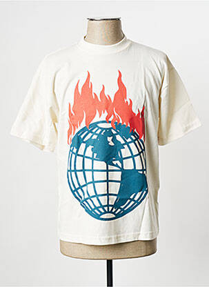 T-shirt beige OBEY homme