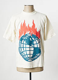 T-shirt beige OBEY homme
