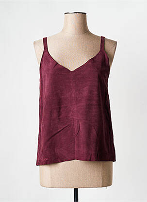 Débardeur rouge ROSE GARDEN pour femme