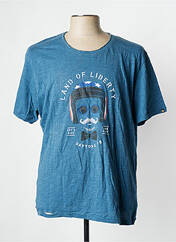 T-shirt bleu DAYTONA pour homme seconde vue