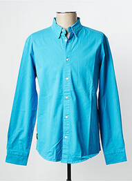 Chemise manches longues bleu DAYTONA homme