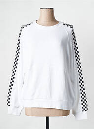 Sweat-shirt blanc ROSE GARDEN femme