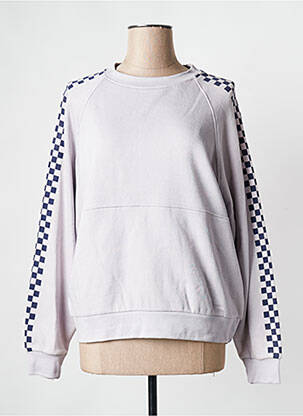 Sweat-shirt lilas ROSE GARDEN femme