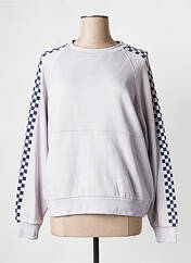 Sweat-shirt lilas ROSE GARDEN pour femme seconde vue