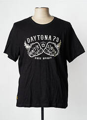 T-shirt noir DAYTONA pour homme seconde vue
