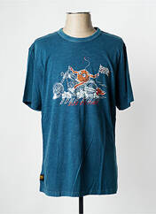 T-shirt bleu DAYTONA pour homme seconde vue