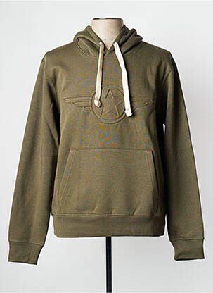 Sweat-shirt kaki DAYTONA pour homme