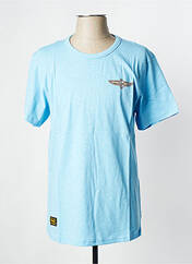 T-shirt bleu ciel DAYTONA pour homme seconde vue
