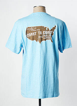 T-shirt bleu ciel DAYTONA homme