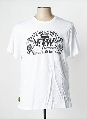T-shirt blanc DAYTONA homme