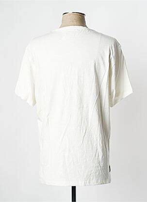 T-shirt blanc casse DAYTONA homme