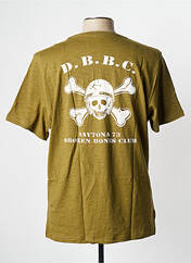 T-shirt vert DAYTONA pour homme seconde vue