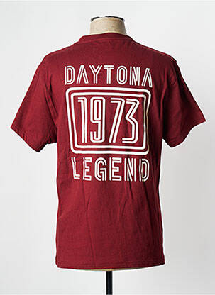 T-shirt bordeaux DAYTONA homme