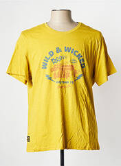 T-shirt jaune DAYTONA pour homme seconde vue