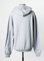 Sweat-shirt gris PIZZA SKATEBOARD pour homme seconde vue