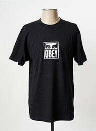 T-shirt noir OBEY homme