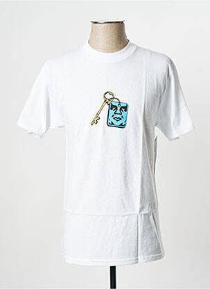 T-shirt blanc OBEY homme