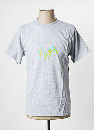 T-shirt gris OBEY homme