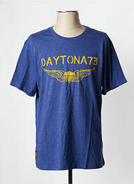 T-shirt bleu marine DAYTONA homme