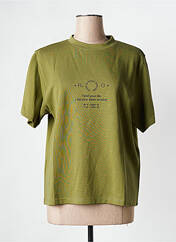 T-shirt kaki ROSE GARDEN pour femme seconde vue