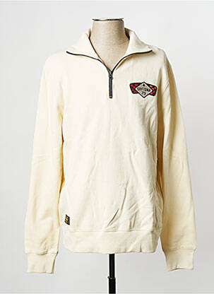 Sweat-shirt beige DAYTONA pour homme