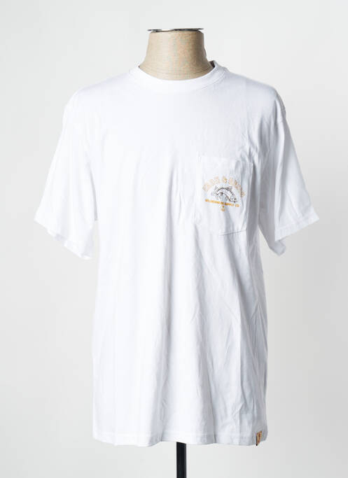 T-shirt blanc IRON AND RESIN pour homme