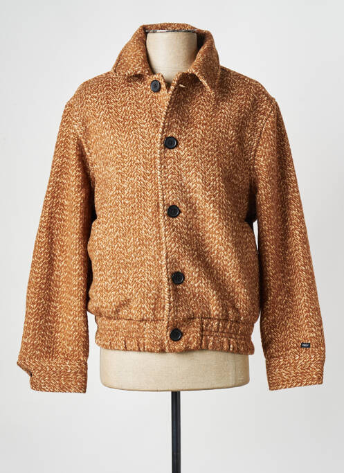 Veste casual marron OBEY pour homme