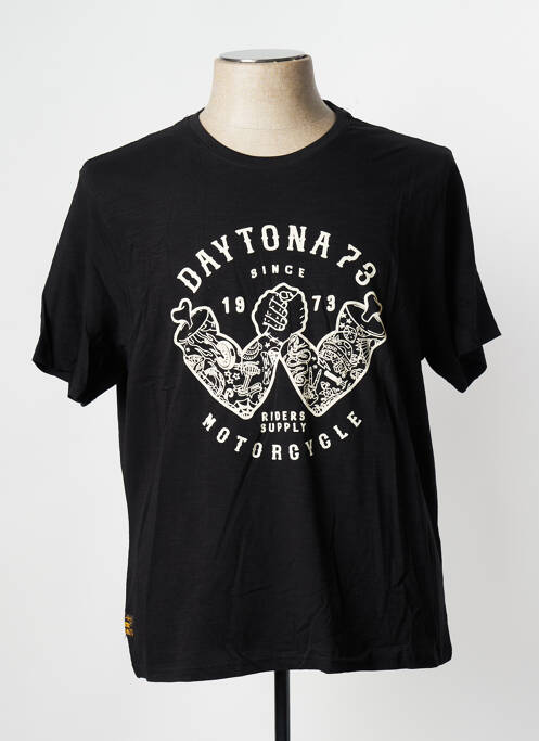 T-shirt noir DAYTONA pour homme