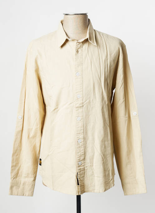 Chemise manches longues beige DAYTONA pour homme