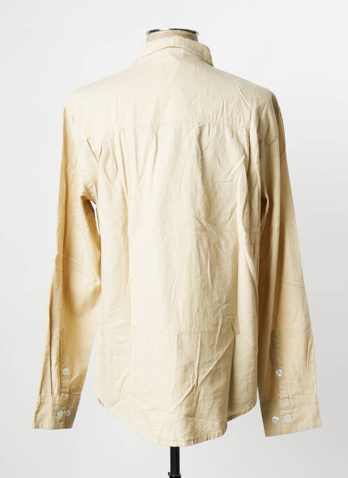 Chemise manches longues beige DAYTONA pour homme