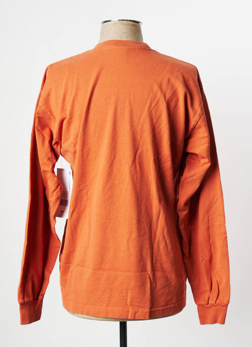 T-shirt orange OBEY pour homme