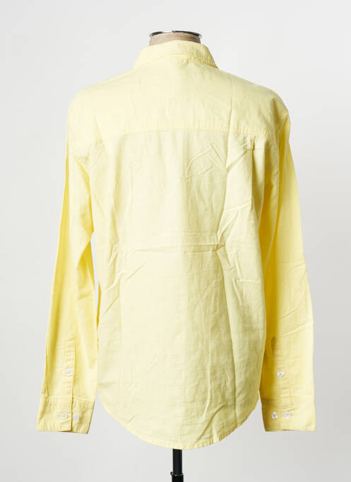Chemise manches longues jaune DAYTONA pour homme