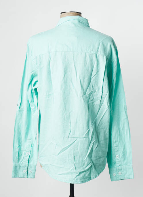 Chemise manches longues bleu DAYTONA pour homme