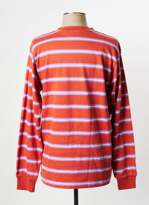 T-shirt orange OBEY pour homme