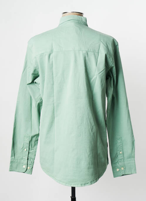 Chemise manches longues vert DAYTONA pour homme